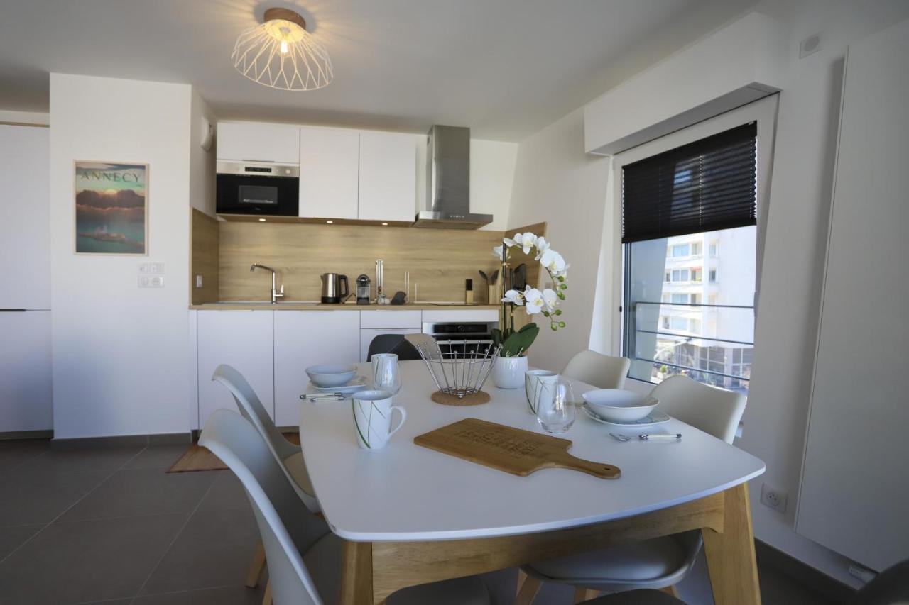 La Plume Vue Lac 3 Etoiles - Garage Prive, Secteur Recherche, Moderne & Tout Equipe, 6 Personnes Annecy Exteriér fotografie